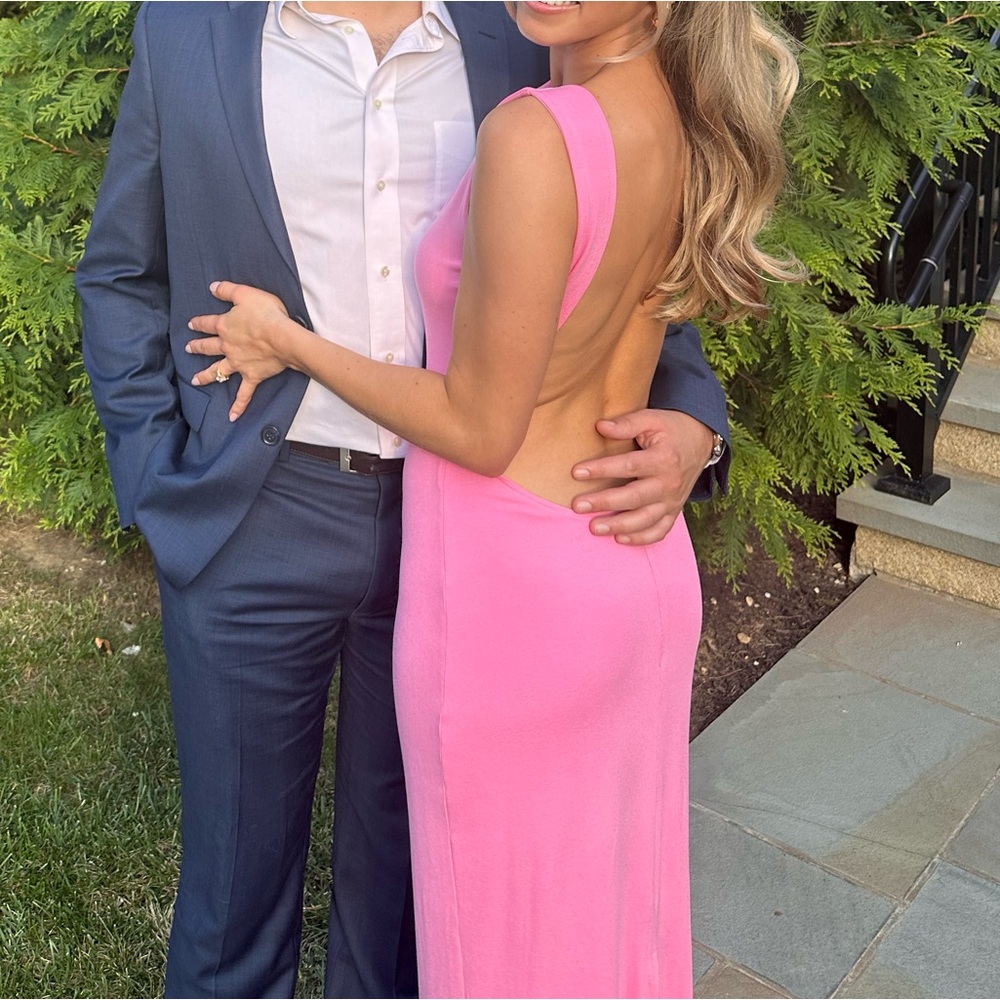 Peppermayo Pink Backless Dress